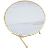 Mauro Ferretti table dappoint Glam Mat Ø 50,5x50 cm or