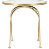 Mauro Ferretti table dappoint Glam Mat Ø 50,5x50 cm or