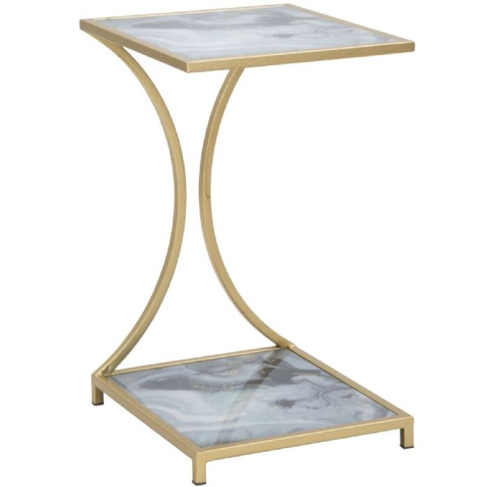 Mauro Ferretti table dappoint Glam Ebene 40x35x60 cm or