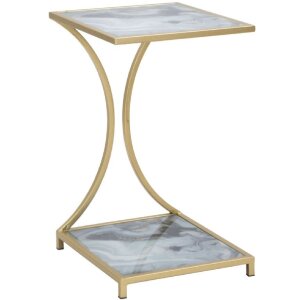 Mauro Ferretti table dappoint Glam Ebene 40x35x60 cm or