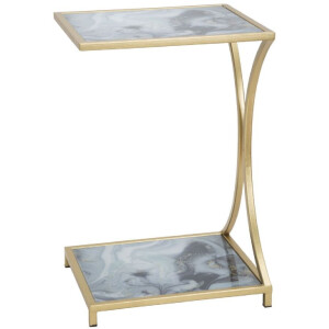 Mauro Ferretti table dappoint Glam Ebene 40x35x60 cm or
