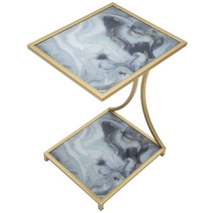 Mauro Ferretti table dappoint Glam Ebene 40x35x60 cm or