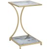 Mauro Ferretti table dappoint Glam Ebene 40x35x60 cm or