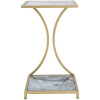 Mauro Ferretti table dappoint Glam Ebene 40x35x60 cm or