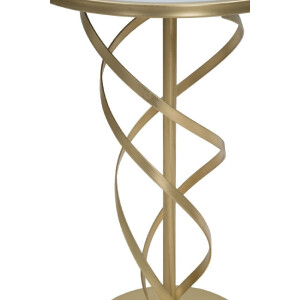Mauro Ferretti table dappoint Glam Spirale Ø 38x61,5 cm or