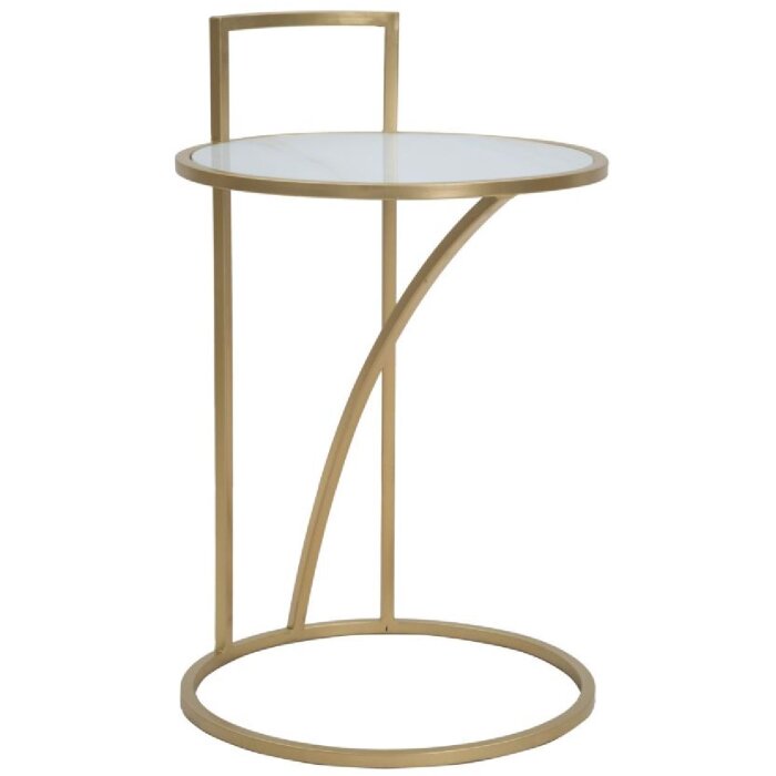 Mauro Ferretti table dappoint Glam Sofy Ø 38x61 cm or