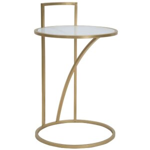 Mauro Ferretti table dappoint Glam Sofy Ø 38x61 cm or