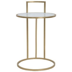 Mauro Ferretti table dappoint Glam Sofy Ø 38x61 cm or
