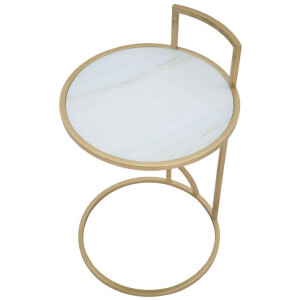 Mauro Ferretti table dappoint Glam Sofy Ø 38x61 cm or
