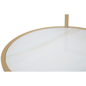Mauro Ferretti table dappoint Glam Sofy Ø 38x61 cm or