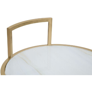 Mauro Ferretti table dappoint Glam Sofy Ø 38x61 cm or