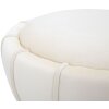 Mauro Ferretti tabouret fleur Ø 40x44 cm crème or