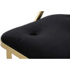 Tabouret de bar Mauro Ferretti Istanbul Ø 45x90 cm or noir