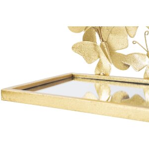 Mauro Ferretti étagère murale papillons set de 2 43x19,2x16,5 cm or