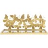 Mauro Ferretti étagère murale papillons set de 2 43x19,2x16,5 cm or