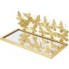 Mauro Ferretti étagère murale papillons set de 2 43x19,2x16,5 cm or
