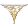 Mauro Ferretti table de nuit murale papillons 44,5x24,5x34,5 cm or