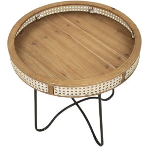 Mauro Ferretti table dappoint Fuji Ø 60x60,5 cm multicolore