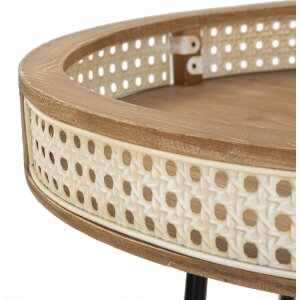 Mauro Ferretti table dappoint Fuji Ø 60x60,5 cm multicolore