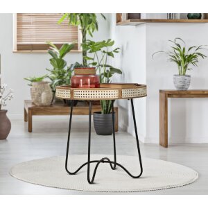 Mauro Ferretti table dappoint Fuji Ø 60x60,5 cm multicolore