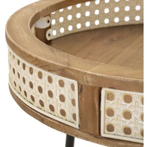 Mauro Ferretti table dappoint Fuji Ø 40x60 cm multicolore