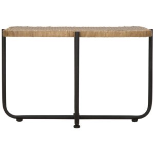 Mauro Ferretti table basse Cebu 75x55x46,5 cm noir marron