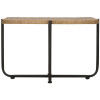 Mauro Ferretti table basse Cebu 75x55x46,5 cm noir marron