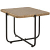 Mauro Ferretti table basse Cebu 75x55x46,5 cm noir marron