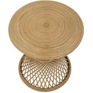 Mauro Ferretti table dappoint rotin Ø 48x56 cm nature