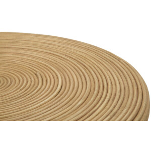 Mauro Ferretti table dappoint rotin Ø 48x56 cm nature
