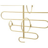 Mauro Ferretti porte-bouteilles mural Alid 53x13x72 cm or pour 4 bouteilles