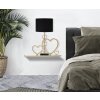 Mauro Ferretti console murale coeur set de 2 pièces 41,5x18x21 cm or