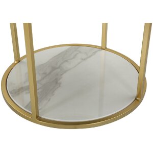 Mauro Ferretti table de nuit Montpellier Ø 42x48 cm or rose