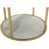 Mauro Ferretti table de nuit Montpellier Ø 42x48 cm or rose