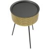 Mauro Ferretti table dappoint Glovy Ø 40x65 cm or noir