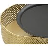 Mauro Ferretti table dappoint Glovy Ø 40x65 cm or noir