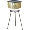 Mauro Ferretti table dappoint Glovy Ø 40x65 cm or noir
