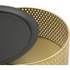 Mauro Ferretti table dappoint Glovy Ø 35x50 cm or noir