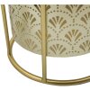 Mauro Ferretti Présentoir à fleurs Golvy Lot de 2 Ø 21x40 et 19x22 cm or