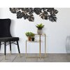 Mauro Ferretti table dappoint 2 niveaux 50x40x60,5 cm or