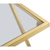 Mauro Ferretti tables dappoint Z lot de 2 40x40x60 et 30x30x50 cm or