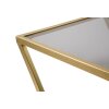 Mauro Ferretti tables dappoint Z lot de 2 40x40x60 et 30x30x50 cm or