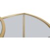 Mauro Ferretti table dappoint Triangle set de 3 Ø 60x50-50x45-40x40 cm or
