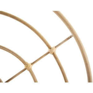 Mauro Ferretti Étagère murale double 34,5x18x45,5 cm brun