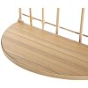 Mauro Ferretti Étagère murale double 34,5x18x45,5 cm brun