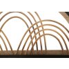 Mauro Ferretti étagère murale Oporto avec crochets 46x15,5x30 cm noir marron