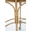 Mauro Ferretti Chariot de service Panama rond Ø 51x74 cm brun