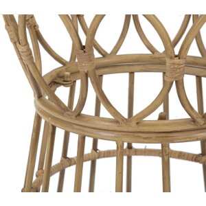 Mauro Ferretti Table basse Panama ronde Ø 50x50 cm brun