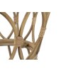 Mauro Ferretti Table basse Panama ronde Ø 50x50 cm brun