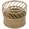 Mauro Ferretti Porte-fleurs Panama lot de 2 Ø 30x25-22x18 cm brun